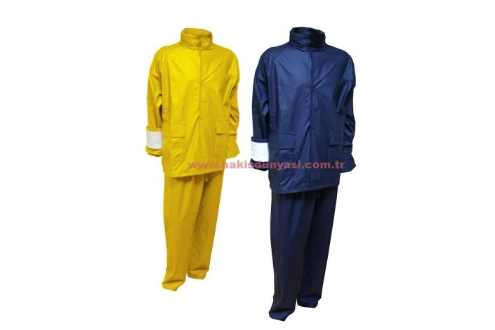 Lacivert Yağmurluk, Sarı Yağmurkık ProBady Yağmurluk