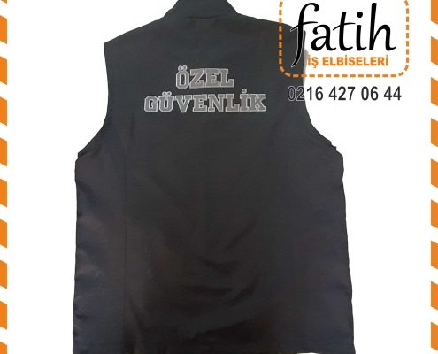 Özel Güvenlik Yeleği Siyah -