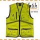 Reflektörlü iş yeleği Mühendis