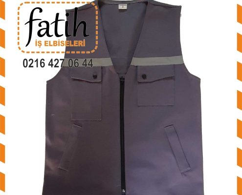 Reflektörlü Yelek Gabardin -