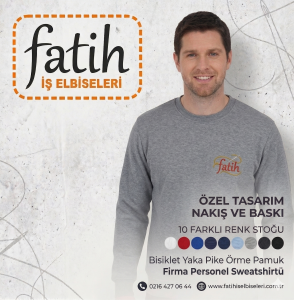 Sweatshirt Şirket Logolu Firma Logolu Sweatshirt