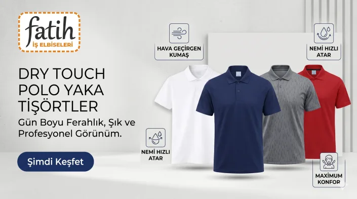 dry touch polo yaka iş tişörtü - Fatih iş elbiseleri istanbul dry touch tişört polo yaka -