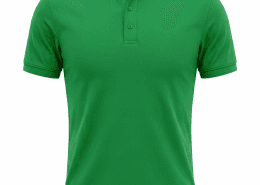 Polo yaka Benetton yeşil pamuk polyester iş tişörtü - -