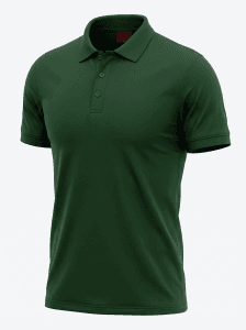 Polo Yaka nefti yeşil Pamuk-polyester karışım tişört - Fatih iş elbiseleri istanbul polo yaka nefti yeşil logo nakış ve baskı seçeneği ile satışı -