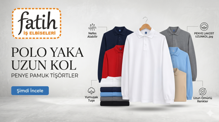 polo yaka penye uzun kol iş tişörtü - Fatih iş elbiseleri istanbul polo yakalı iş tişörtü uzun kol -