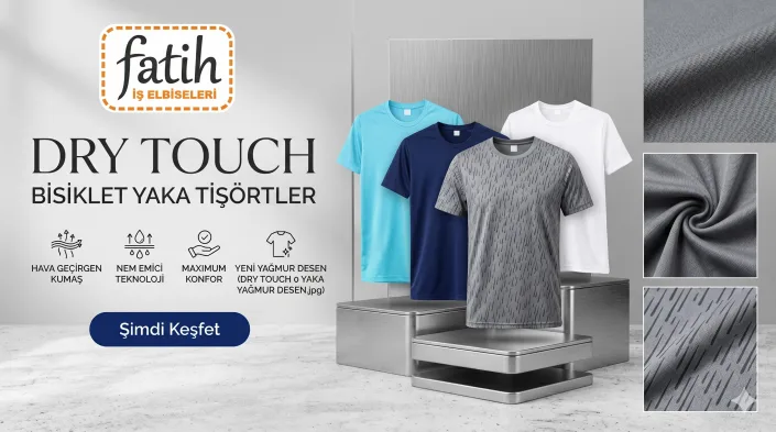 dry touch bisiklet yaka iş tişörtü - Fatih iş elbiseleri istanbul dry touch iş kıyafeti -