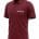 Maroon polo shirt with a small embroidered text reading 'www.fatihnakis.com' on the chest. -