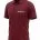 Maroon polo shirt with a small embroidered text reading 'www.fatihnakis.com' on the chest. -